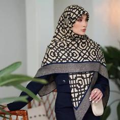 روسری رنگی طرح دار کد 2870