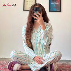 ست بلوز و شلوار راحتی فانتزی زنانه ls0098