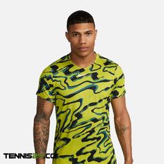 تی شرت تنیس مردانه نایک NikeCourt Dri-FIT Advantage- سبز