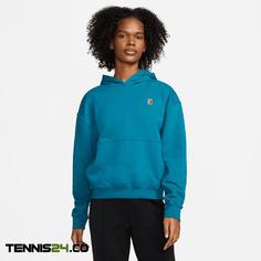 هودی ورزشی زنانه نایک NikeCourt Fleece- آبی