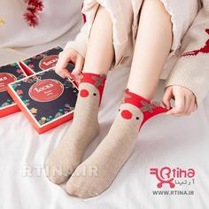 جوراب فانتزی زنانه مدل RT-Christmas Socks