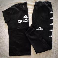 ست تیشرت و شلوار ADIDAS مدل 3142 مشکی