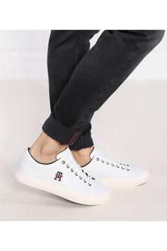 اسنیکر مردانه تامی هیلفیگر اورجینال طلایی Tommy Hilfiger fm0f