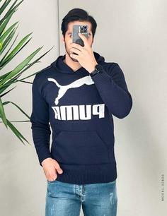 هودی بافت مردانه کلاه دار Puma مدل 30800