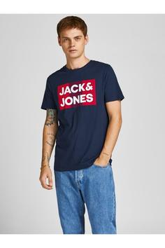 تی شرت آستین کوتاه طرح دار مردانه | جک اند جونز Jack & Jones TYCMHBT3ON170663232440978