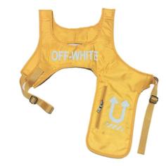 کیف جلیقه ای زرد آف وایت off white