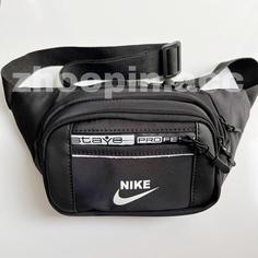 کیف کمری  زنانه و مردانه طرح Nike پارچه دیبا خارجی 4 زیپ 