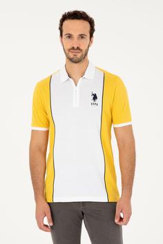 تیشرت یقه پلو مردانه یو اس پلو اورجینال زرد U.S. Polo Assn. TYC8A55ACA0D4C1C00