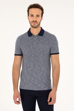 تیشرت یقه پلو مردانه یو اس پلو اورجینال خاکستری U.S. Polo Assn. TYC0C65D081272F700