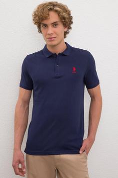 تیشرت یقه پلو مردانه یو اس پلو اورجینال آبی سرمه ای U.S. Polo Assn. G081SZ011.000.1186110