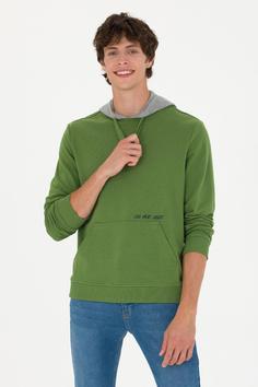 سویشرت مردانه یو اس پلو اورجینال سبز U.S. Polo Assn. 927335