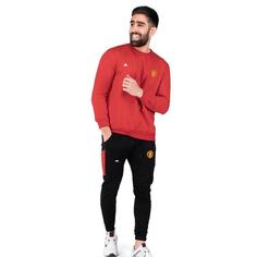 43707  ست بلوز و شلوار مردانه آستین بلند Adidas ساده یقه گرد