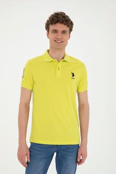 تیشرت یقه پلو مردانه یو اس پلو اورجینال زرد U.S. Polo Assn. TYC6D4F0D8F328DD00