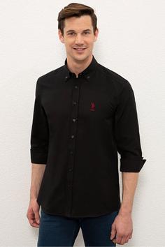 پیراهن مردانه یو اس پلو اورجینال مشکی U.S. Polo Assn. G081GL004.000.1222090