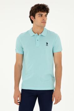 تیشرت یقه پلو مردانه یو اس پلو اورجینال سبز U.S. Polo Assn. TYCA62F5FD4FED8700