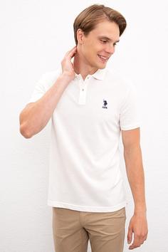 تیشرت یقه پلو مردانه یو اس پلو اورجینال بژ U.S. Polo Assn. G081SZ011.000.739348