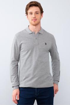 سویشرت مردانه یو اس پلو اورجینال خاکستری U.S. Polo Assn. G081GL082.000.838920