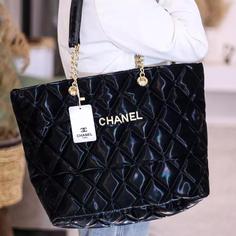 کیف زنانه طرح chanel سایز بزرگ جنس خارجی سیلک مجلسی پنج رنگ مشکی کرم طوسی سفید سبز 