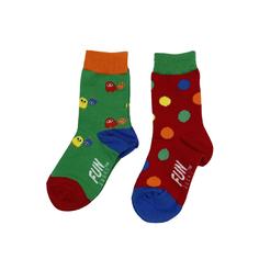 جوراب بچه گانه (پک 2 عددی) برند FUN SOCKS کد k2073