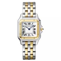 ساعت مچی زنانه کارتیر مدل Cartier Panthere Silver Gold De.4571C