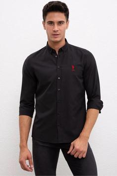 پیراهن مردانه یو اس پلو اورجینال مشکی U.S. Polo Assn. G081GL004.000.1570750