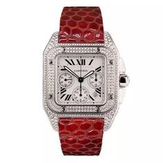 ساعت مچی کارتیر مدل Cartier Santos Diamonds 9769Q