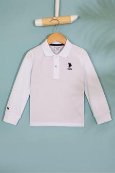 سویشرت پسرانه یو اس پلو اورجینال سفید U.S. Polo Assn. G083SZ082.000.839128