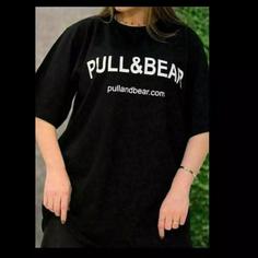 تیشرت زنانه دخترانه لانگ نخی pullbear تولیدی