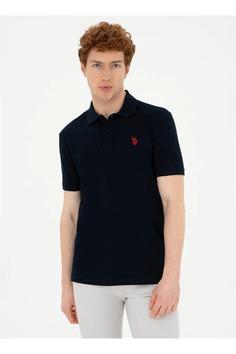 تیشرت مردانه یو اس پلو اورجینال آبی سرمه ای U.S. Polo Assn. GTP04IY024