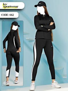 ست تیشرت لگ آستین بلند ورزشی زنانه NIKE کد 003 NIKE womens sports long sleeve leg t shirt set code 003