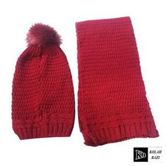 شال و کلاه بافت مدل shk85 Textured scarf and hat shk85