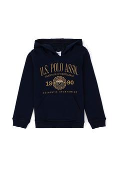 سویشرت پسرانه یو اس پلو اورجینال آبی سرمه ای U.S. Polo Assn. AWKAKDIS…