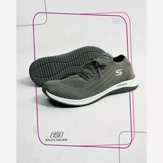 کفش اسپرت زنانه طوسی تیره Skechers مدل 1656