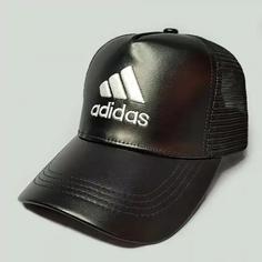 کلاه پشت تور چرم آدیداس Adidas مشکی کد 6206