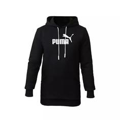 هودی کلاه دار مشکی طرح puma مدل r 4687