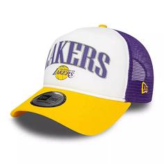 کلاه اسپرت مردانه نیو ارا مدل New Era Los Angeles Lakers Retro E-Frame Trucker Cap NW60434966