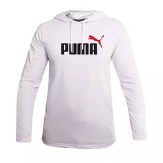 هودی کلاه دار مردانه سفید آستین بلند مدل PUMA 2