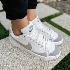 کتونی نایک بلیزر Nike سفید طوسی سایزبندی 41 تا 44