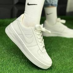 کتونی نایک دخترانه زنانه نایکی ایر فورس ایرفورش nike ونس کفش اسپورت اسپرت لژدار طبی سبک شیک مشکی سفید رانینگ لژ دار چرم