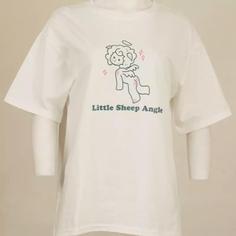 تیشرت little sheep angel - سفید, XL