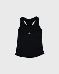 تاپ ورزشی دخترانه مشکی مدل Sport Tank Top Girl برند کرب | Curb