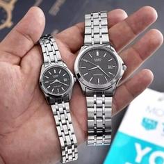 ساعت زنانه کاسیو Casio  نقره ای صفحه مشکی