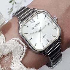 ساعت مچی زنانه کاسیو( CASIO )موتور ژاپن ،ساعت زنانه سیلورکرکره ایی