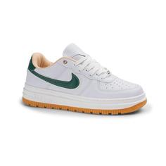 کفش کتانی اسپرت مردانه رنگ سفید فسفری مدل نایک NIKE AIR FORCE کد 71200