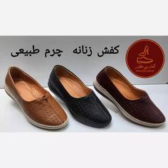 کفش زنانه طبی چرم طبیعی کار تبریز 