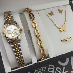 ساعت مچی زنانه رولکس دارای روزشمار همراه جعبه ROLEX 