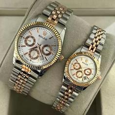 ست و تک زنانه مردانه ساعت مچی رولکس طرح کرنو Rolex