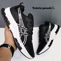 کفش آسیکس asics طبی زیره دو تیکه در حد اورجینال مشکی  تبریز پوش