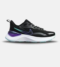 کفش کتانی مردانه و زنانه مشکی سبز بنفش NIKE zoom X مدل 5895