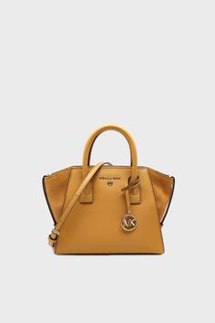 کیف رودوشی لوگو دار زنانه | مایکل کورس Michael Kors 30F2G4VS1L MARI GOLD